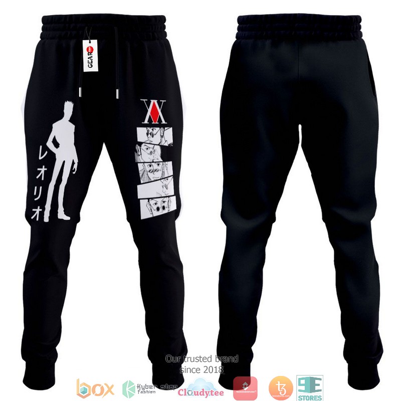 Leorio Fleece HxH Anime Sweatpants 4 Leorio Fleece HxH Anime Sweatpants 1 2 3
