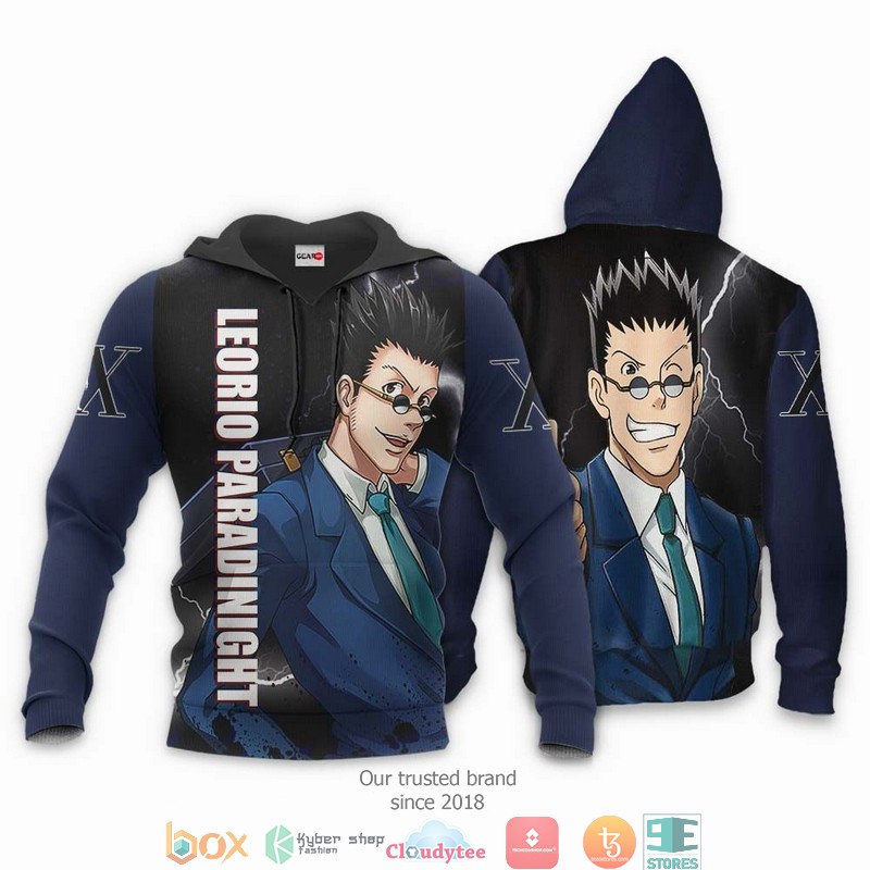 Leorio HxH Anime 3d Hoodie, Bomber jacket 3 Leorio HxH Anime 3d Hoodie Bomber jacket 1 2