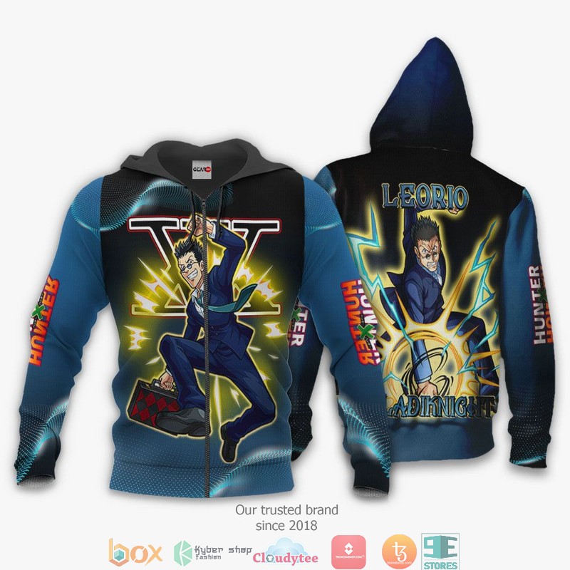 Leorio Paladiknight Anime HxH Merch 3d Hoodie, Bomber jacket 12 Leorio Paladiknight Anime HxH Merch 3d Hoodie Bomber jacket