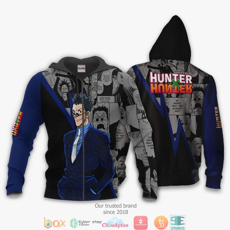 Leorio Paladiknight HxH Anime Merch Manga 3d Hoodie, Bomber jacket 13 Leorio Paladiknight HxH Anime Merch Manga 3d Hoodie Bomber jacket