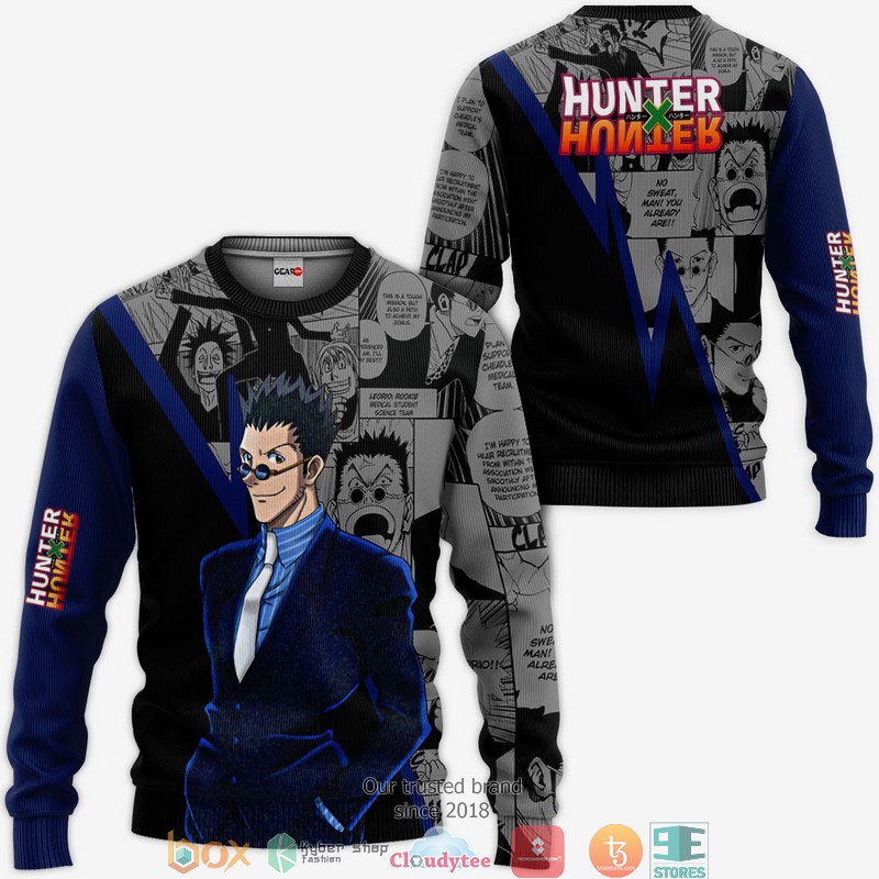 Leorio Paladiknight HxH Anime Merch Manga 3d Hoodie, Bomber jacket 2 Leorio Paladiknight HxH Anime Merch Manga 3d Hoodie Bomber jacket 1