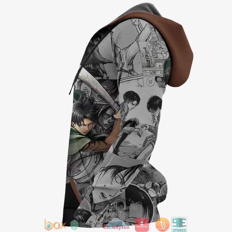 Levi Ackerman Attack On Titan Anime Merch Manga 3d Hoodie, Bomber jacket 6 Levi Ackerman Attack On Titan Anime Merch Manga 3d Hoodie Bomber jacket 1 2 3 4 5