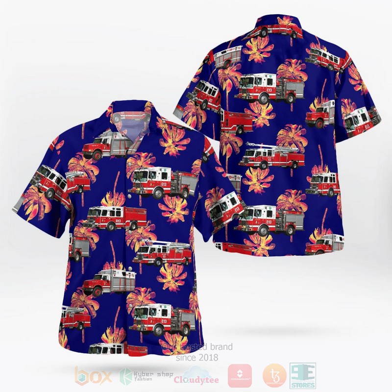 BEST Levittown, Bucks County, Pennsylvania, Levittown Fire Company 2 3D Aloha Shirt