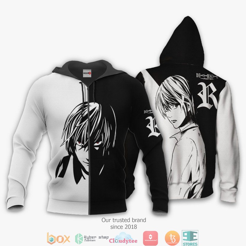 Light Yagami Anime 3d Hoodie Bomber jacket