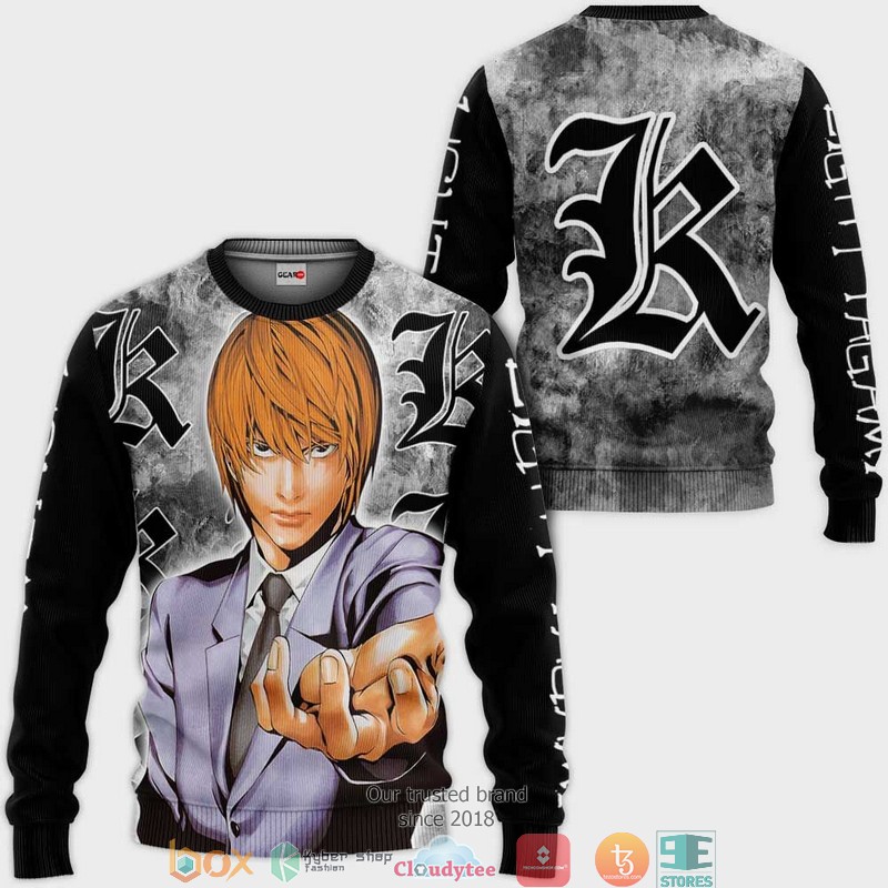 Light Yagami Kira Anime Merch 3d Hoodie, Bomber jacket 2 Light Yagami Kira Anime Merch 3d Hoodie Bomber jacket 1