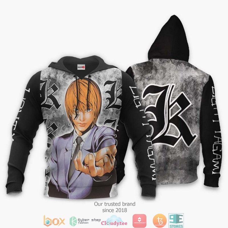 Light Yagami Kira Anime Merch 3d Hoodie, Bomber jacket 3 Light Yagami Kira Anime Merch 3d Hoodie Bomber jacket 1 2