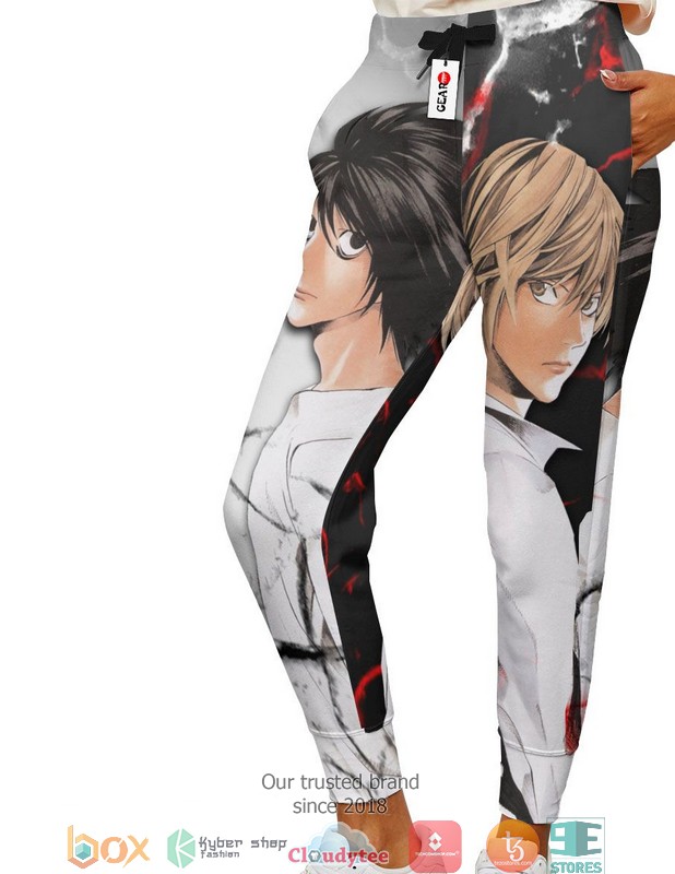 Light Yagami and L Lawliet Anime Sweatpants 1