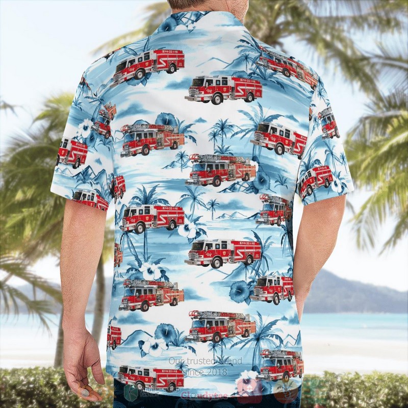BEST Lighthouse Point, Broward County, Florida, Lighthouse Point Fire Department 3D Aloha Shirt word2