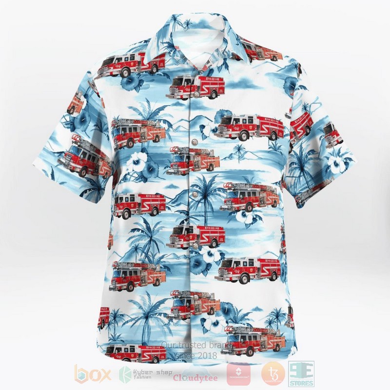 BEST Lighthouse Point, Broward County, Florida, Lighthouse Point Fire Department 3D Aloha Shirt word2