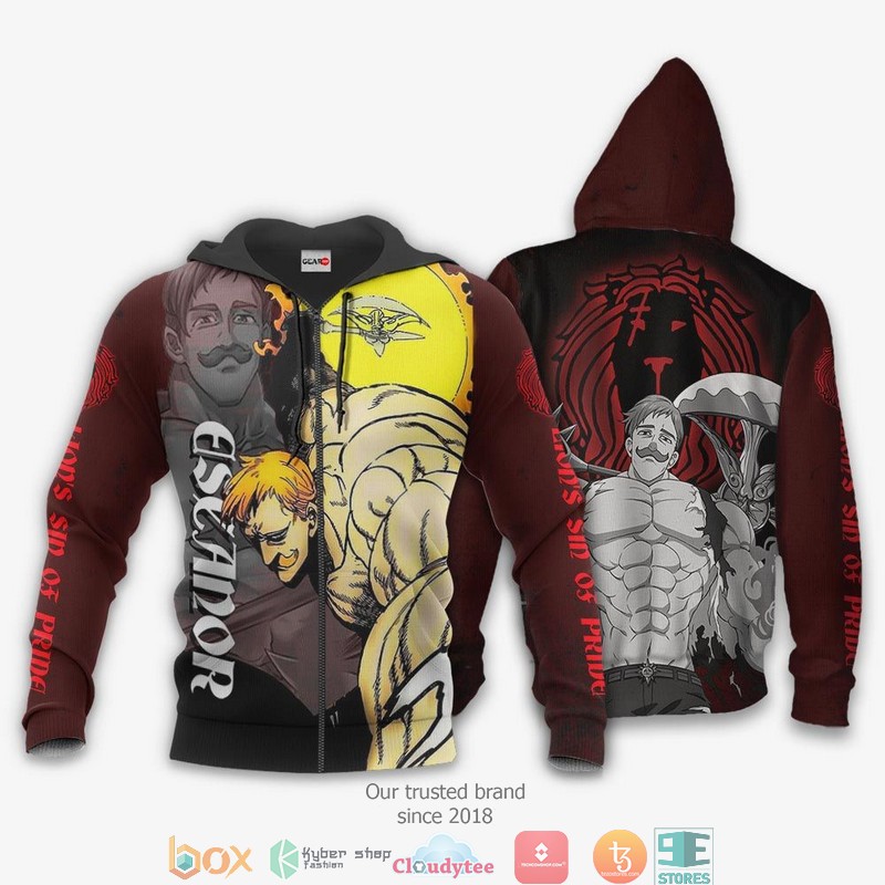 Lion's Sin of Pride Escanor Seven Deadly Sins Anime 3d Hoodie, Bomber jacket 12 Lions Sin of Pride Escanor Seven Deadly Sins Anime 3d Hoodie Bomber jacket