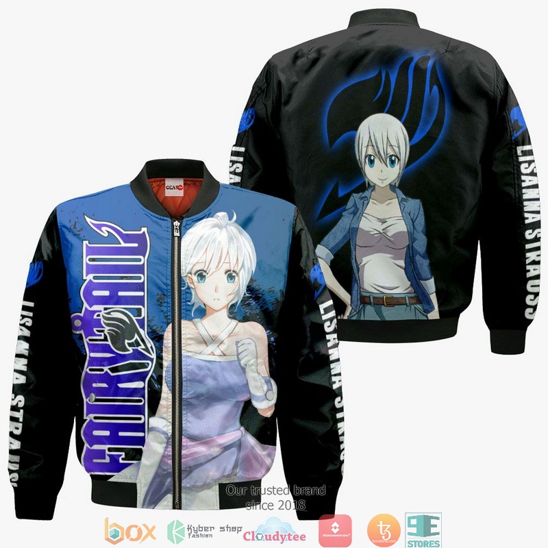 Lisanna Strauss Fairy Tail Anime Merch 3d Hoodie Bomber jacket 1 2 3
