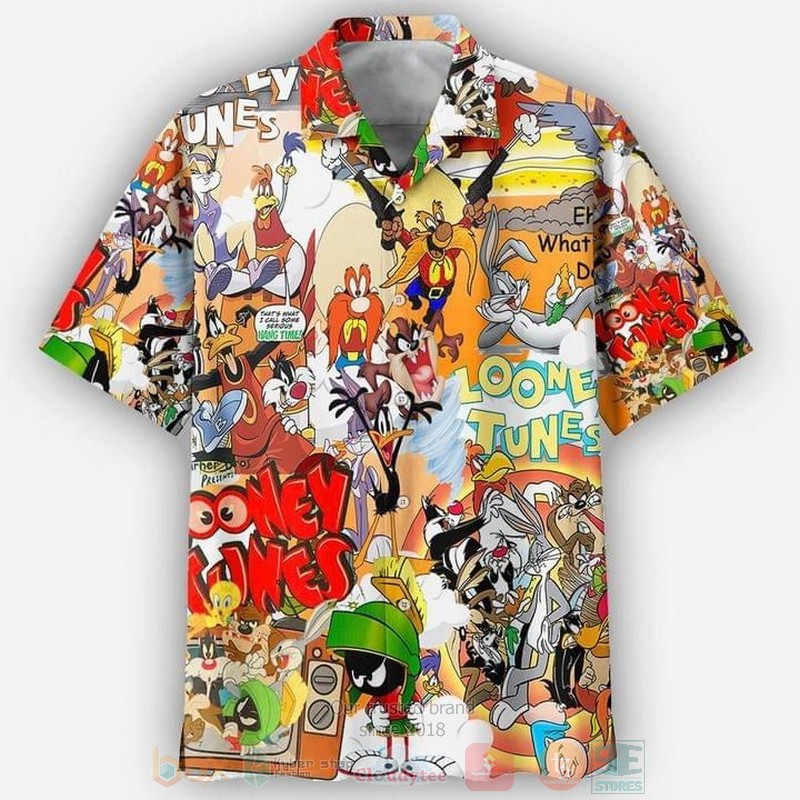 Looney Tunes Short Sleeve Hawaiian Shirt