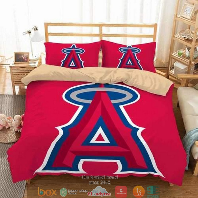 Los Angeles Angels Duvet Cover Bedroom Set 2 Los Angeles Angels Duvet Cover Bedroom Set