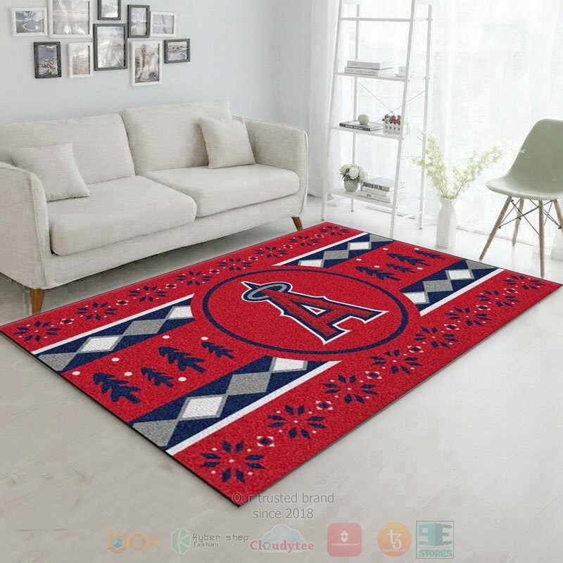 Los Angeles Angels MLB Area Rugs 1