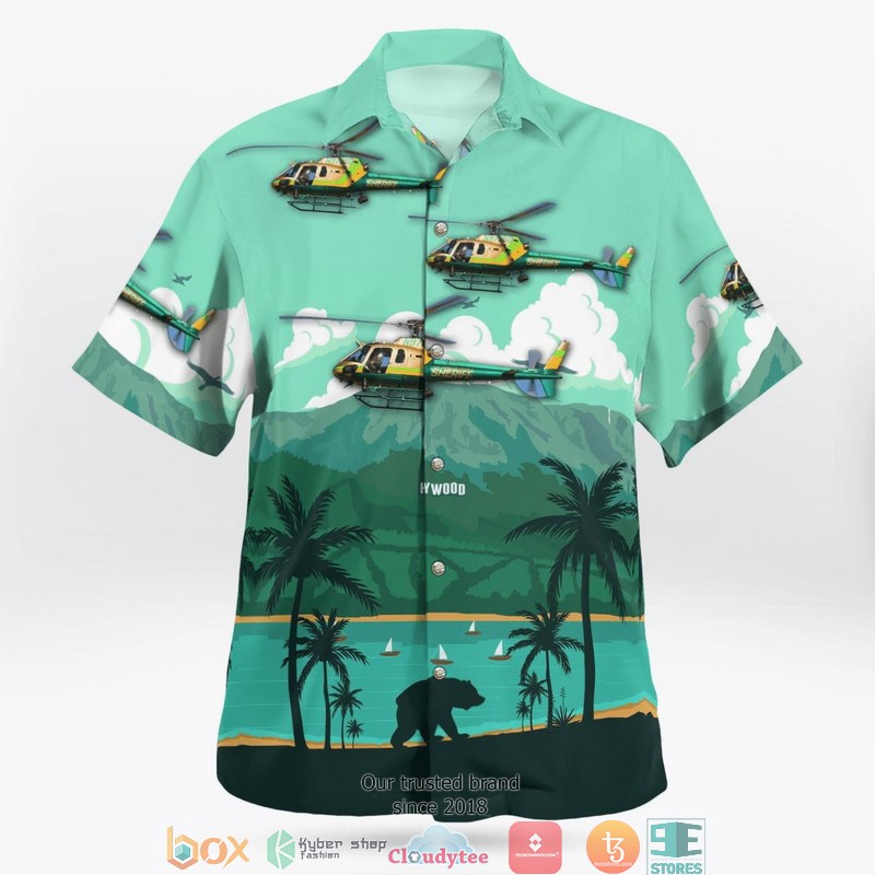 NEW Los Angeles County Sheriff Helicopter Hawaii Shirt 2