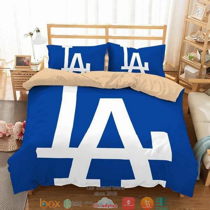 Los Angeles Dodgers Duvet Cover Bedroom Set