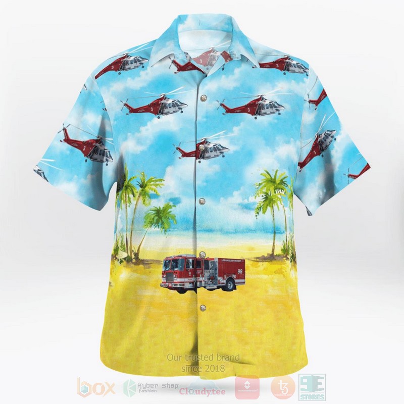 BEST Los Angeles Fire Department LAFD, California 3D Aloha Shirt 2 BEST Los Angeles Fire Department LAFD, California 3D Aloha Shirt word2