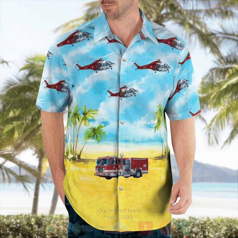 BEST Los Angeles Fire Department LAFD, California 3D Aloha Shirt 3 BEST Los Angeles Fire Department LAFD, California 3D Aloha Shirt word2
