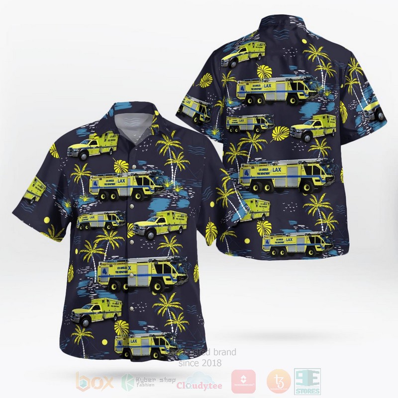 Los Angeles International Airport ARFF Hawaiian Shirt