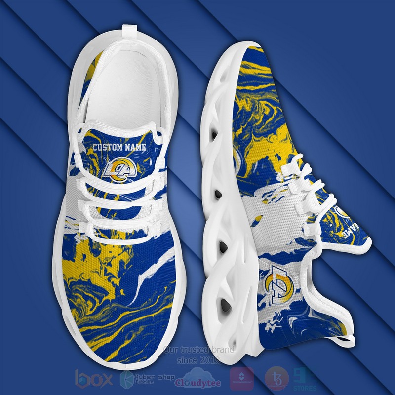 BEST Los Angeles Rams NFL American Custom Name Clunky Max Soul Sneakers word3