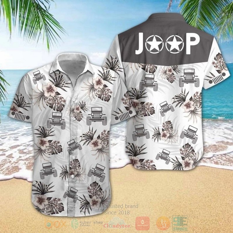 BEST Love Jeep Car White All Over Print Aloha Shirt 2 Love Jeep Car White Short Sleeve Hawaiian Shirt