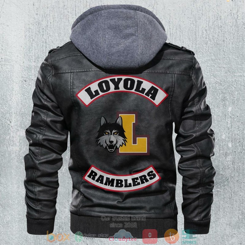 Loyola Ramblers NCAA Football Leather Jacket 4 Loyola Ramblers NCAA Football Leather Jacket