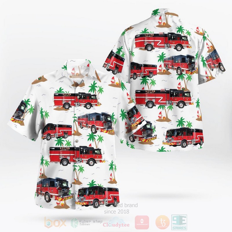 BEST Lucas Fire Department 3D Aloha Shirt 2 Lucas Fire Department Hawaiian Shirt