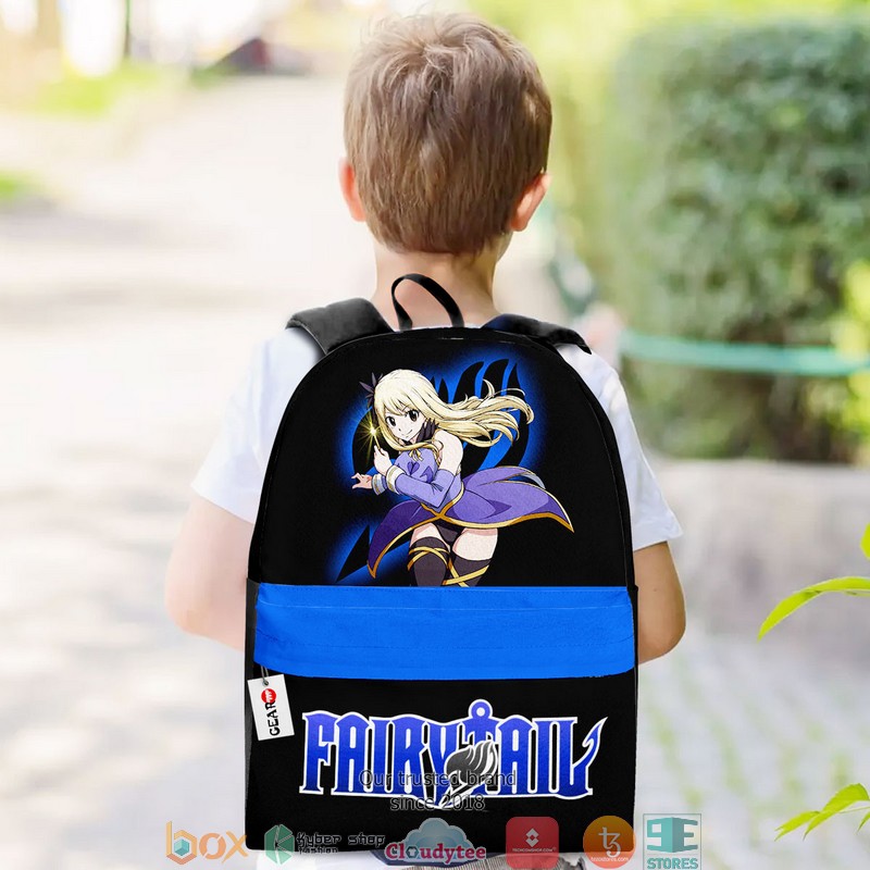 Lucy Heartfilia Fairy Tail Anime Backpack 3 Lucy Heartfilia Fairy Tail Anime Backpack 1 2