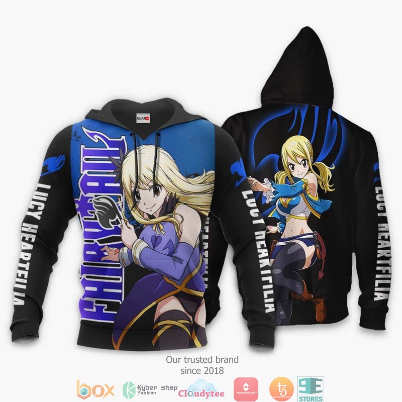 Lucy Heartfilia Fairy Tail Anime Merch 3d Hoodie, Bomber jacket 3 Lucy Heartfilia Fairy Tail Anime Merch 3d Hoodie Bomber jacket 1 2