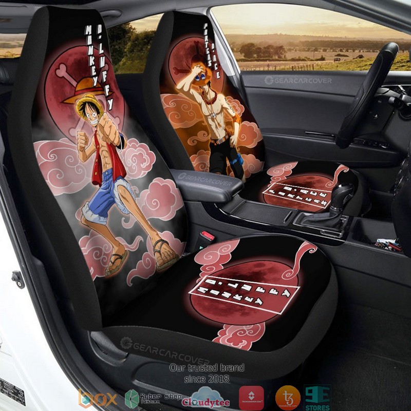 Luffy And Ace One Piece Anime Car Seat Cover