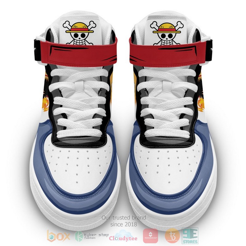 Luffy Anime One Piece High Air Force Shoes 1