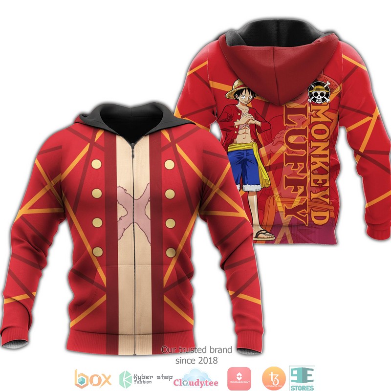 Luffy Cosplay One Piece Anime 3d over printed hoodie 8 Luffy Cosplay One Piece Anime 3d over printed hoodie