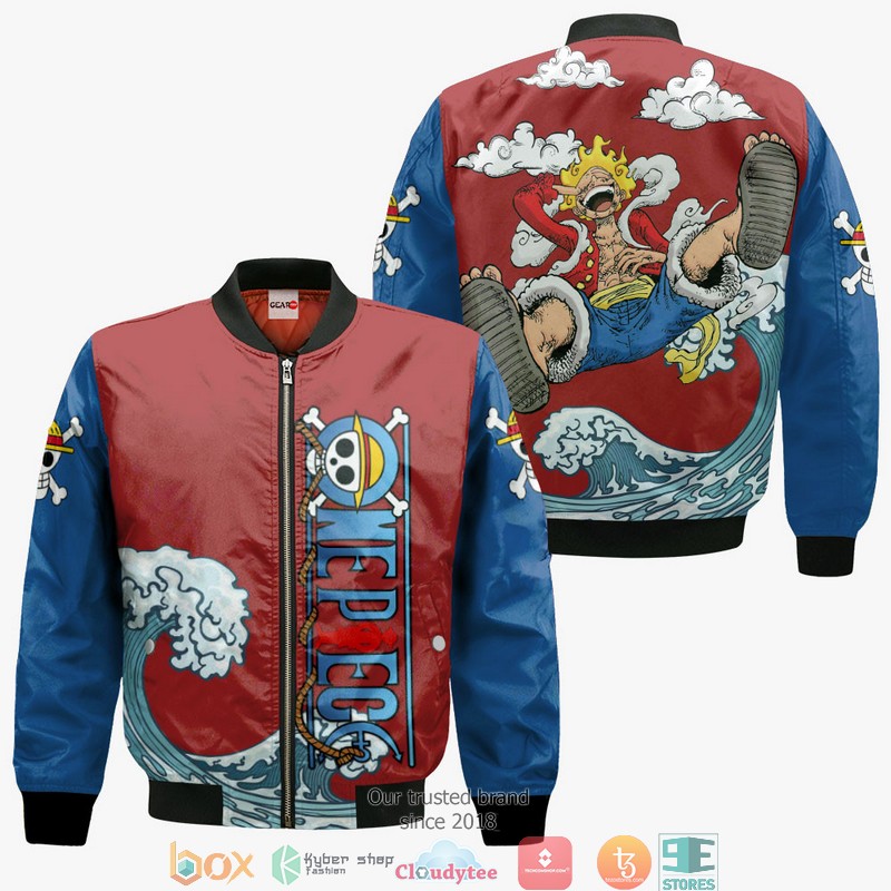 Luffy Gear 5 Awakening One Piece Anime Merch 3d Hoodie, Bomber jacket 4 Luffy Gear 5 Awakening One Piece Anime Merch 3d Hoodie Bomber jacket 1 2 3
