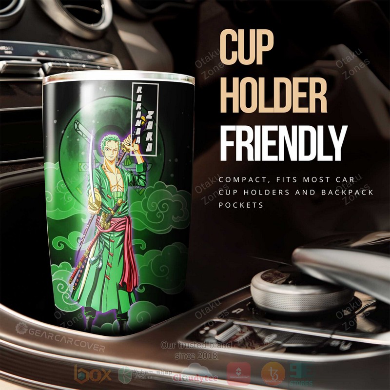 Luffy and Ace One Piece Red Anime Tumbler 1