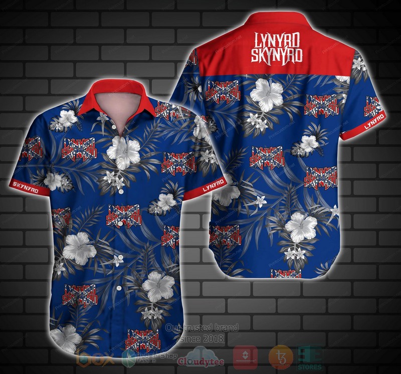 Lynyrd Skynyrd Short Sleeve Hawaiian Shirt