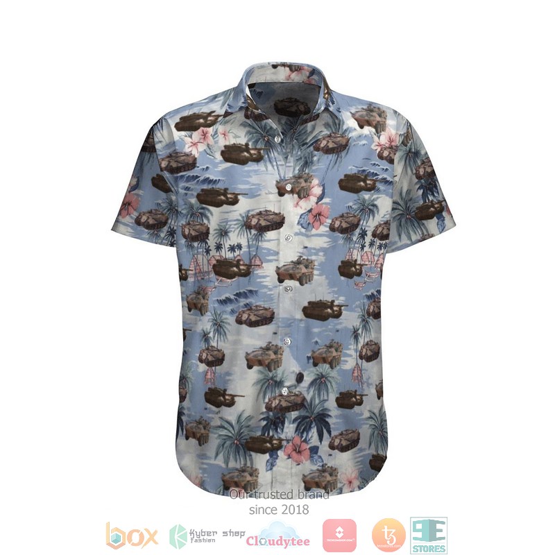 M113A1 ASLAV and Leopard Australian Army Hawaiian Shirt