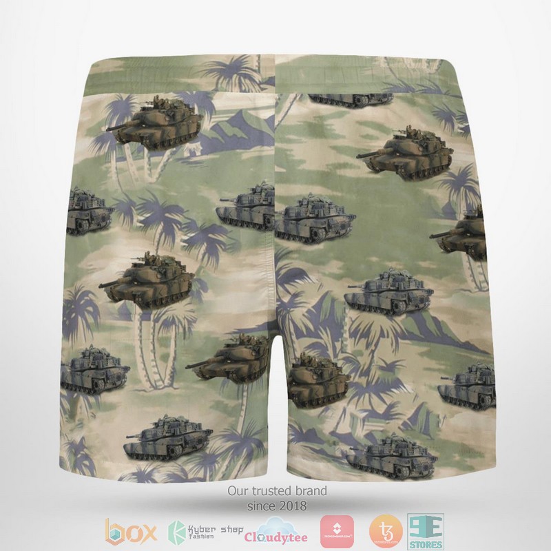 NEW M1A1 Abram's Australian Army island Hawaii Shirt, Shorts 4 M1A1 Abrams Australian Army island Hawaiian Shirt Shorts 1 2 3
