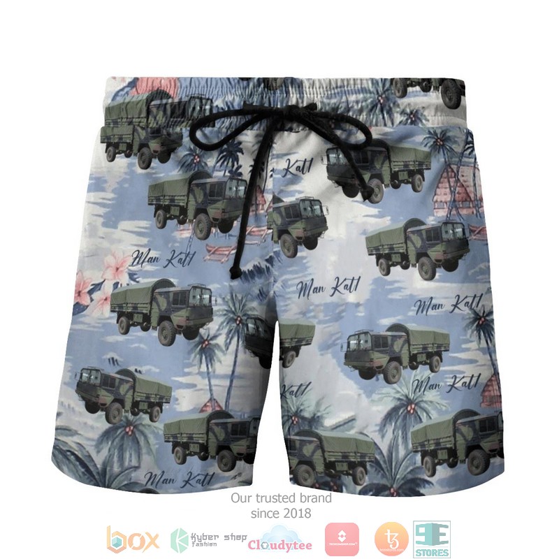 MAN KAT1 Germany Hawaiian Shirt, Short 4 MAN KAT1 Germany Hawaiian Shirt Short 1 2 3