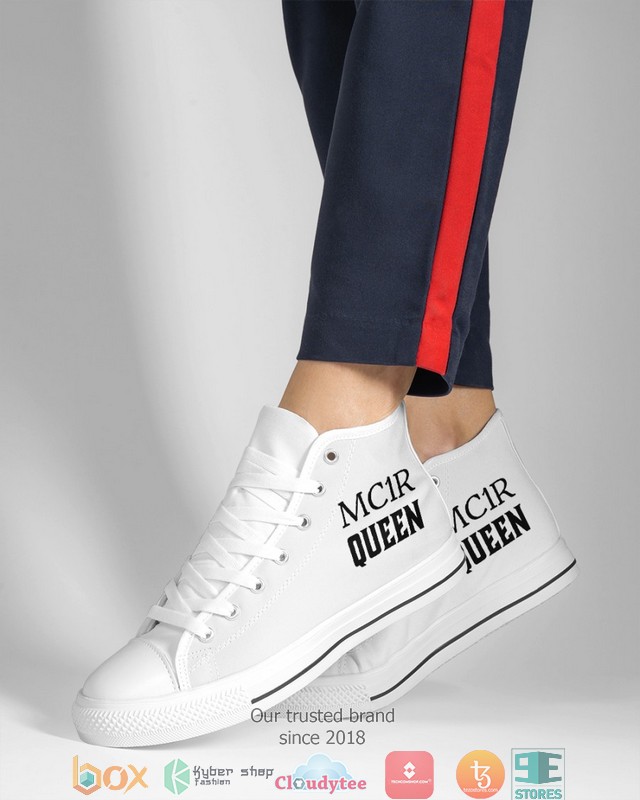 MC1R QUEEN high top canvas shoes