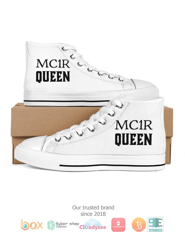 MC1R QUEEN high top canvas shoes 1
