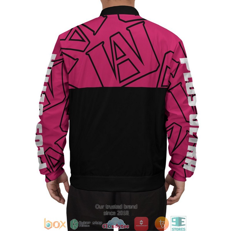 MHA Uraraka Bomber Jacket word1