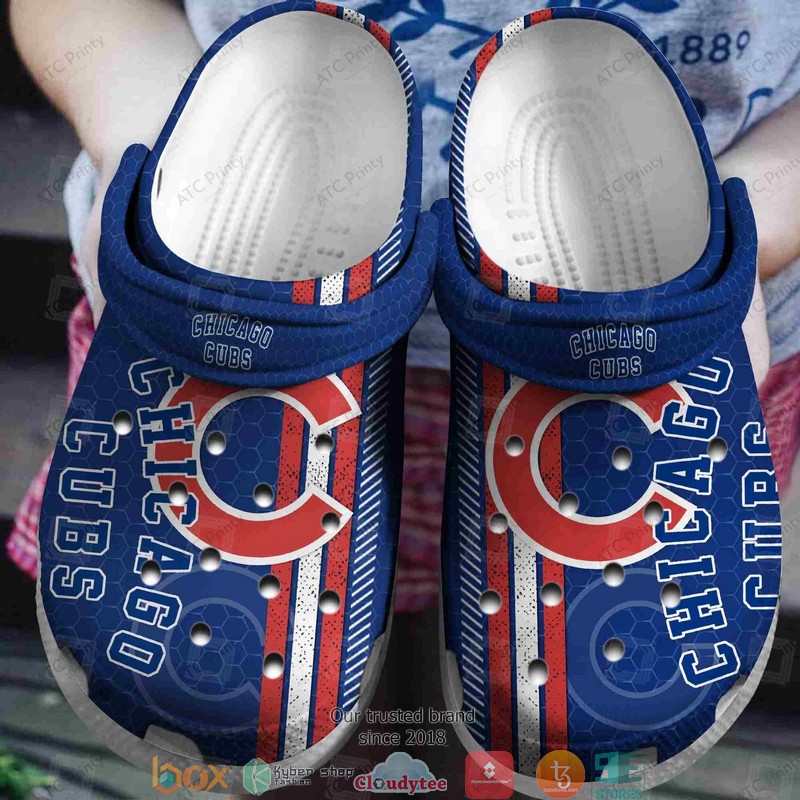 MLB Chicago Cubs Red Blue Crocband Clogs