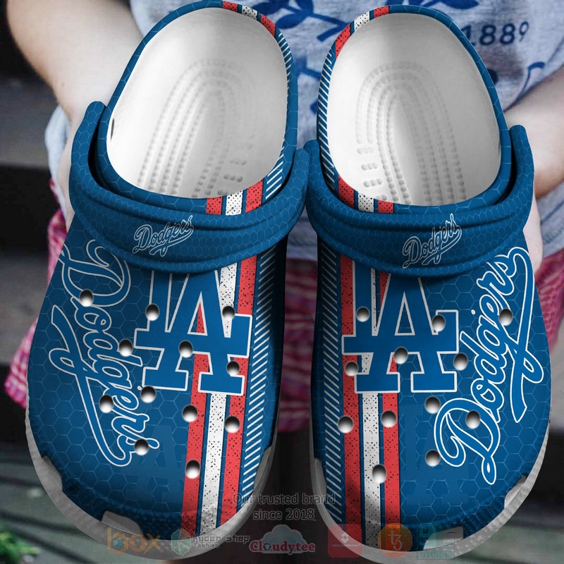 MLB Los Angeles Dodgers Blue Crocband Crocs Clog Shoes