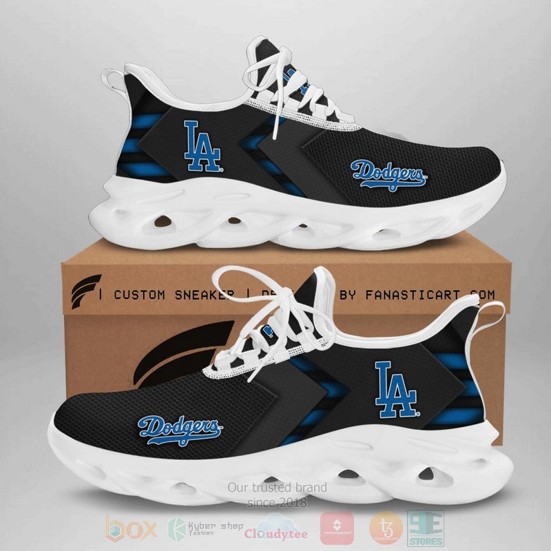 BEST Team MLB Los Angeles Dodgers Max Soul Clunky Shoes 3 MLB Los Angeles Dodgers Clunky Max Soul Shoes 1 2
