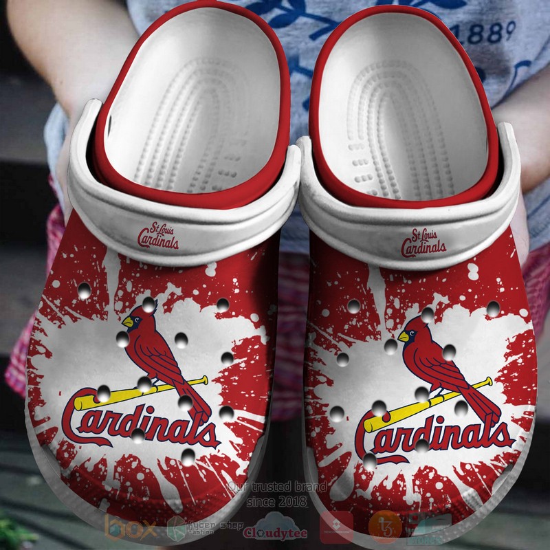 BEST Team MLB St. Louis Cardinals Crocs Crocband Shoes 2 MLB St Louis Cardinals Crocband Crocs Clog Shoes