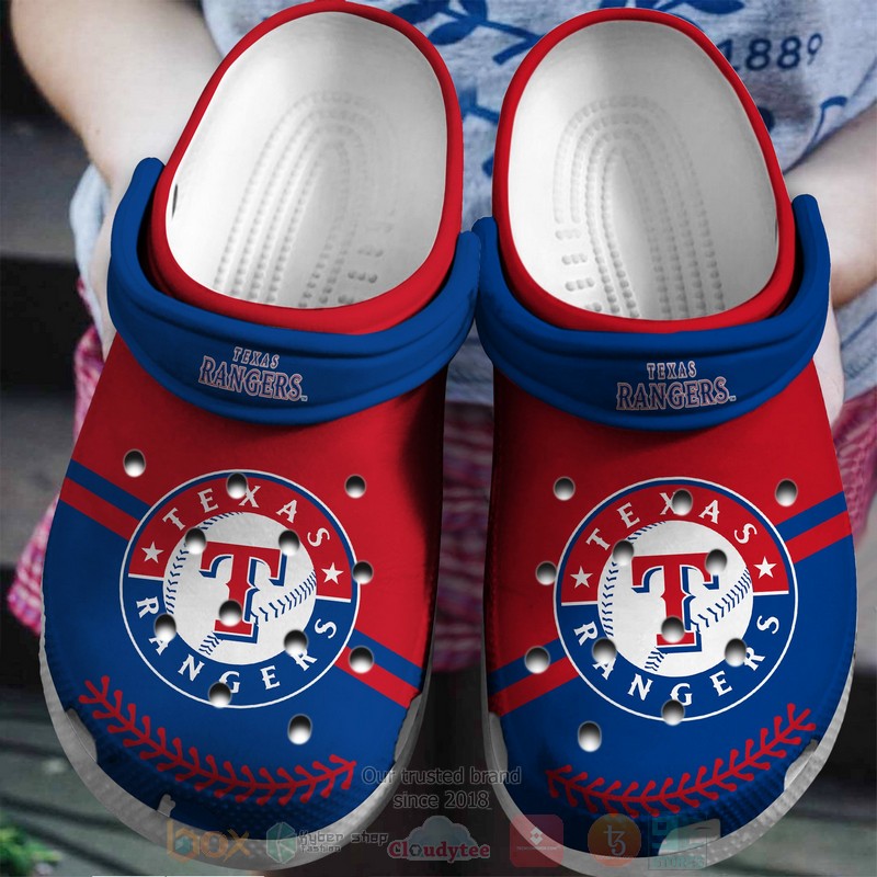 MLB Texas Rangers Crocband Crocs Clog Shoes