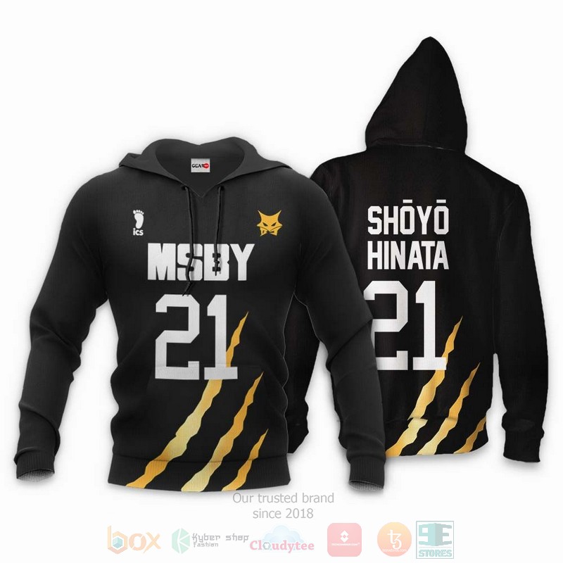 BEST Anime MSBY Shoyo Hinata Number 21 Haikyuu Unisex 3D T-Shirt, Hoodie 4 MSBY Shoyo Hinata Uniform Number 21 Haikyuu Anime 3D Hoodie Shirt 1 2 3