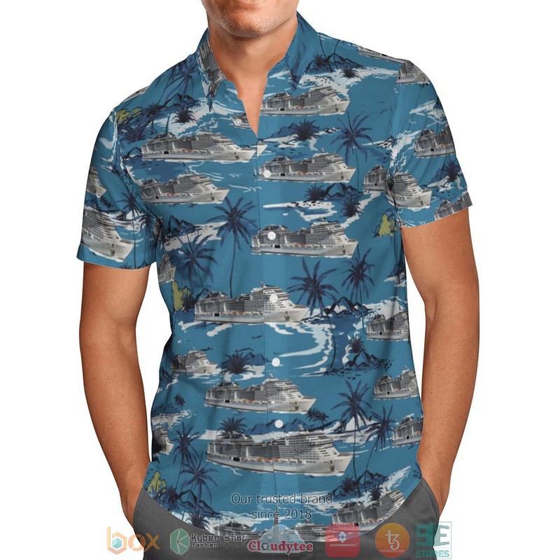 NEW MSC Virtuosa Cruises Hawaii Shirt 2 MSC Virtuosa Cruises Hawaiian Shirt 1