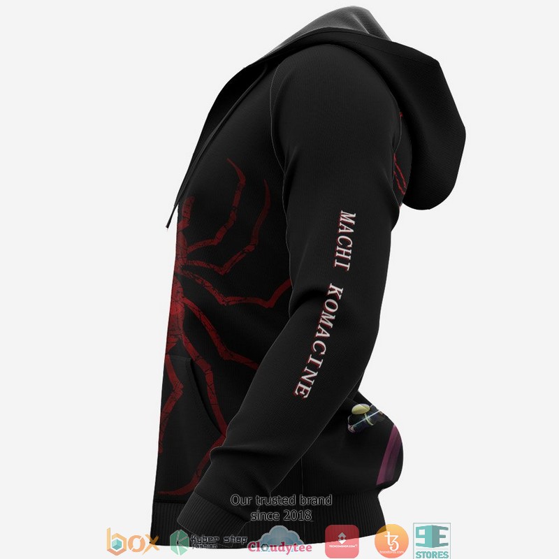 Machi Komacine Phantom Troupe Anime HxH Merch 3d Hoodie, Bomber jacket 6 Machi Komacine Phantom Troupe Anime HxH Merch 3d Hoodie Bomber jacket 1 2 3 4 5