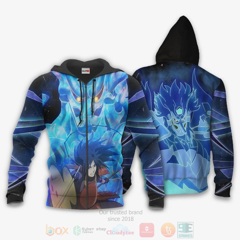 BEST Anime Madara Susanoo Custom All Over Print Hoodie-Bomber Jacket 1 Madara Susanoo Custom Anime 3D Hoodie Bomber Jacket